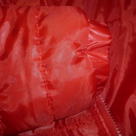 NEW! ZYFG Free Light Zippered & hooded  red puffy jacket Sz L - Picture 12 of 12